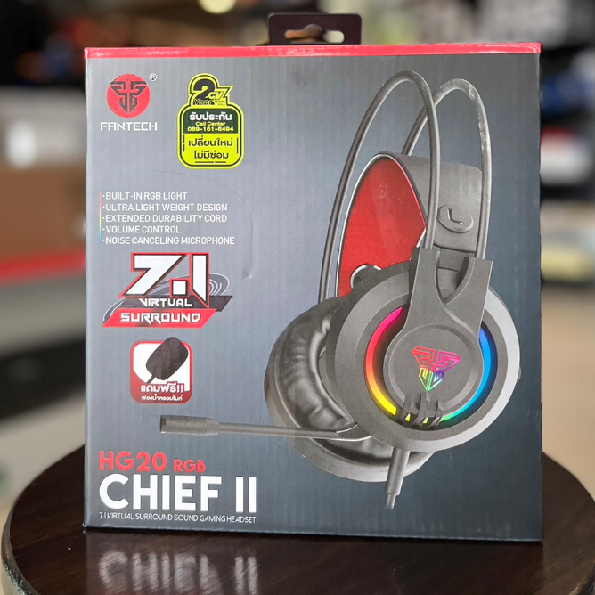 HEADSET (7.1) FANTECH HG20 RGB GAMING