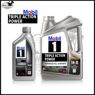 Mobil 1 SAE 5W-30 ขนาด 4+1 ลิตร สังเคราะห์แท้ 100% / โมบิล 1 SAE 5W-30 น้ำมันเครื่องเบนซิน