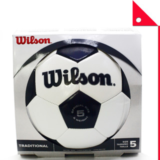 Wilson : WLSWTH8755* ลูกฟุตบอลเบอร์ห้า Traditional Soccer Ball Size 5