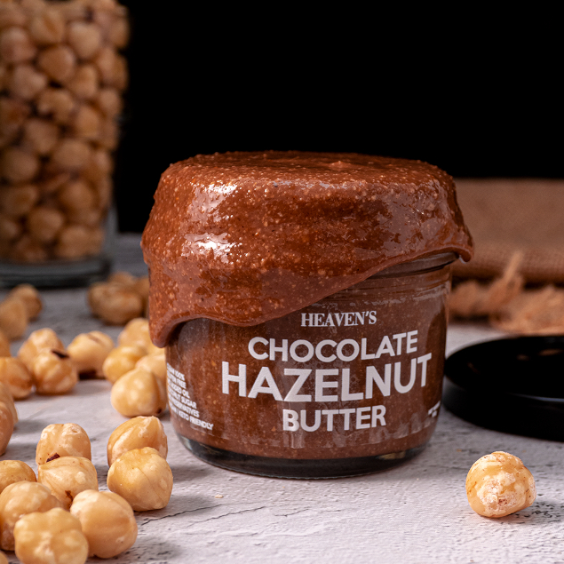 HEAVENSFOODS เนยถั่วเฮเซลนัทช็อคโกแล็ตคลีน 100% Hazelnut Chocolate spread Clean 100%