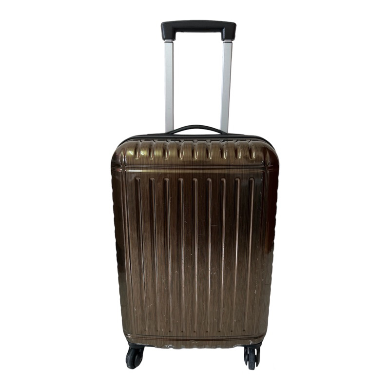 [พร้อมส่ง]🔥 กระเป๋าล้อลาก กระเป๋าเดินทางล้อลาก 20นิ้ว Caggioni Corporate สีน้ำตาลทอง