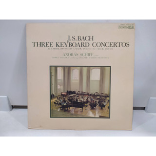 1LP Vinyl Records แผ่นเสียงไวนิล  J.S.BACH THREE KEYBOARD CONCERTOS   (J22A35)