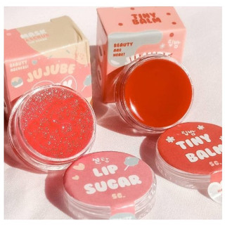 พร้อมส่ง💥Jujube TINY BALM ไทนี่บาล์ม ลิปบาล์มจิ๋ว บำรุงปาก แก้ปากคล้ำ สครับปาก