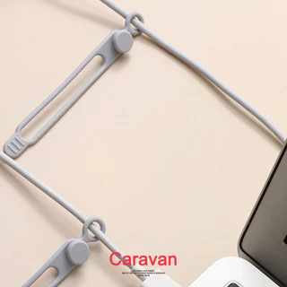 Caravan Crew (1ชิ้น) Wire Organizer สายชาร์จ ที่เก็บสายไฟ เก็บสายชาร์จ