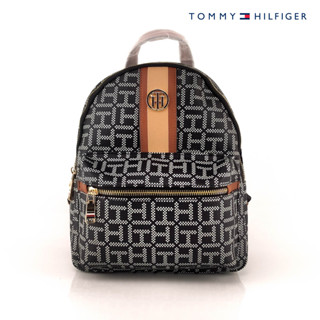 Tommy Monogram Blackpack 011 Black  ของแท้ 100% New!