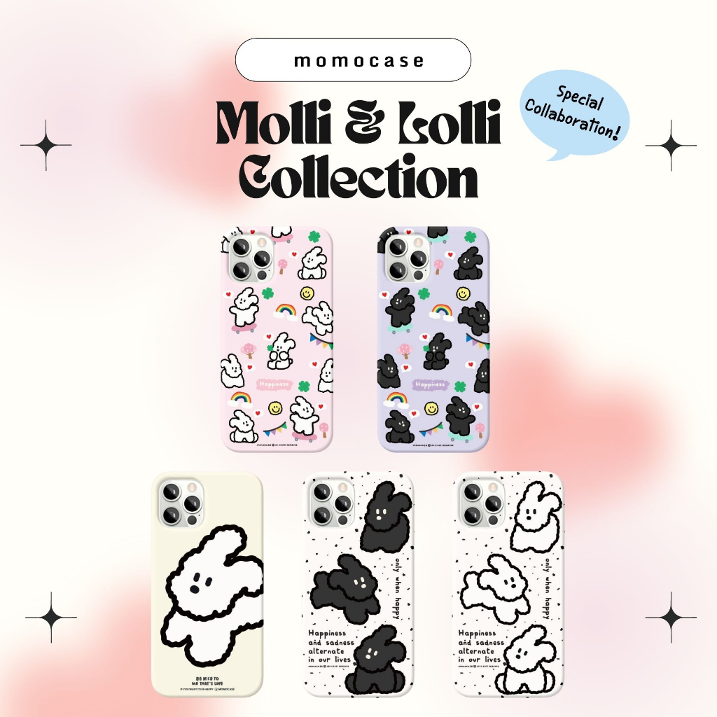 [Pre-order] ꊞ. Momocase Phone case (4) | Iphone, Samsung • ของแท้จากเกาหลี •