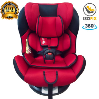 GLOBAL KIDS 0-10 ปี (พร้อม GIFT SET พิเศษ) เบาะนั่งหมุน 360 &amp; ISOFIX มาตรฐานความปลอดภัยแห่งยุโรป และมาตรฐาน DSP