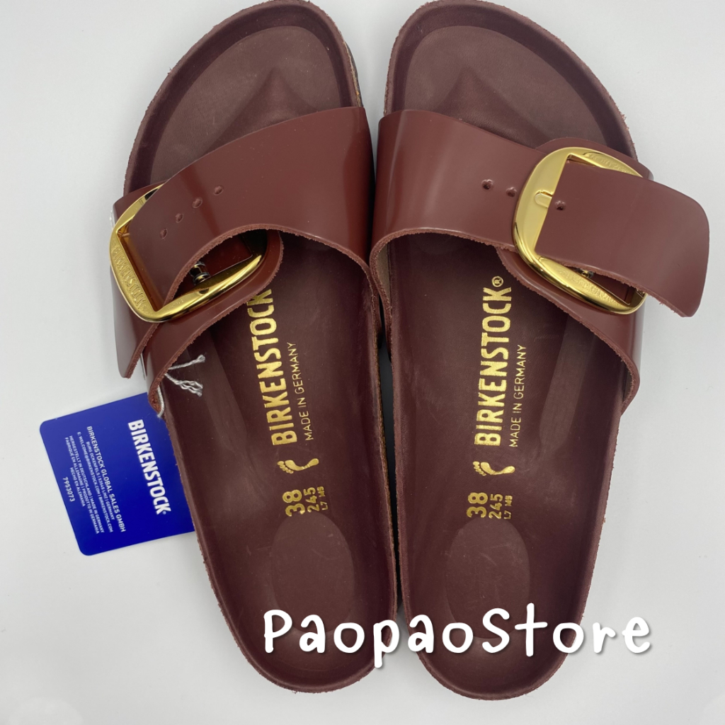 🔷พร้อมส่ง🔷รองเท้าเเตะ Birkenstock Madrid Big Buckle White/Blue/Taupe/Popcorn และอื่นๆ