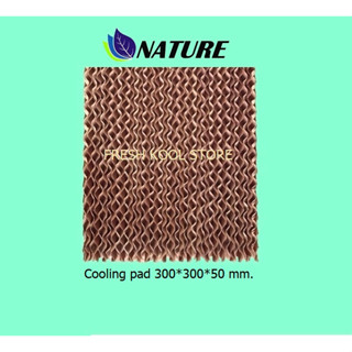 กระดาษรังผึ้ง ขนาด 300*300*50 มม.TYPE 0790, คูลลิ่งแพ็ด, Cooling pad,กระดาษระเหยความเย็น,พัดลมไอเย็น,อะไหล่พัดลมไอเย็น,