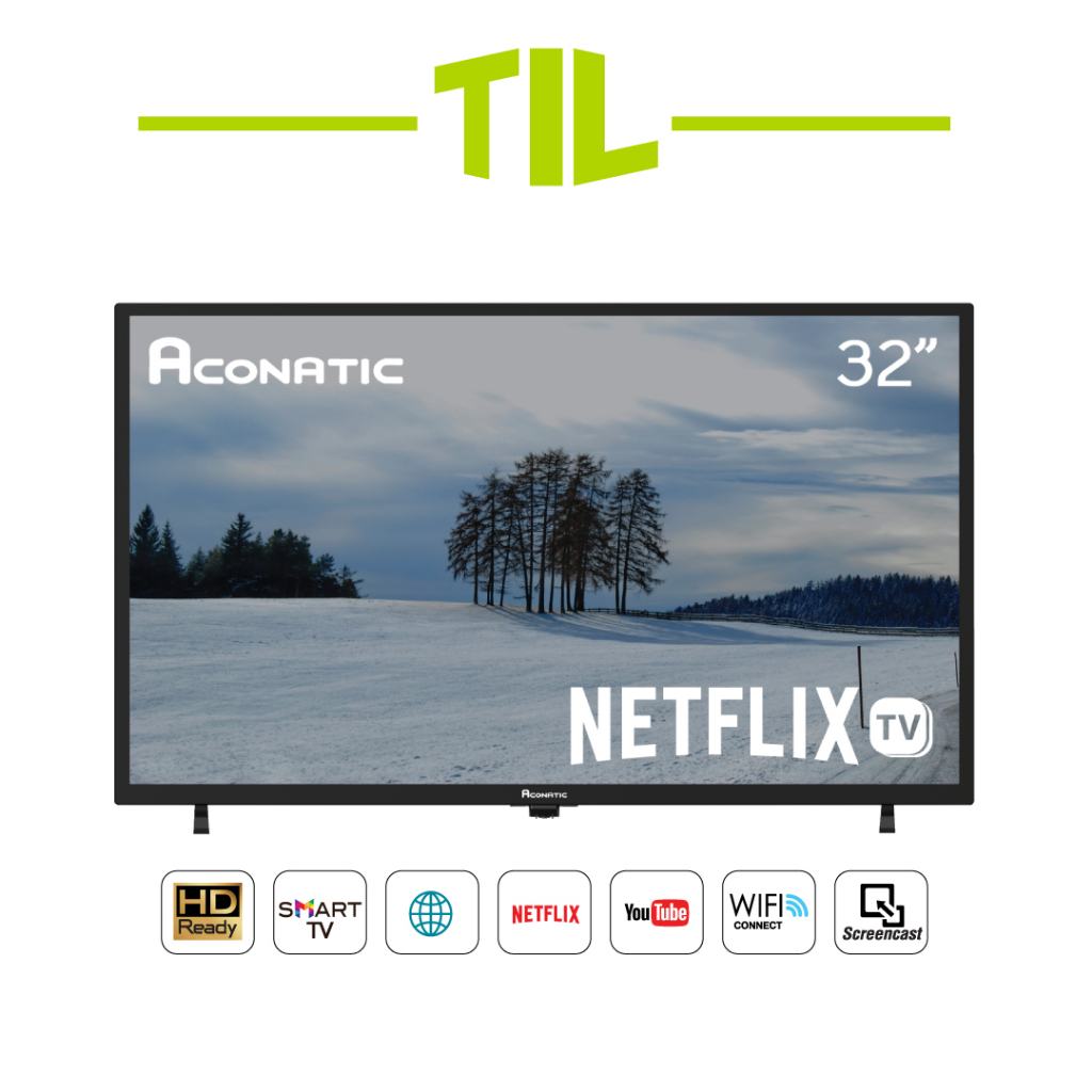 Aconatic LED Netflix TV Smart TV HD (Netflix v5.3) สมาร์ท ทีวี ขนาด 32 นิ้ว รุ่น 32HS410AN (รับประกัน 3 ปี)