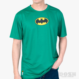 DOSH MENS T-SHIRTS BATMAN เสื้อยืดคอกลม แขนสั้น ผ้าโพลีเอสเตอร์ ผู้ชาย FBMT5264-GR