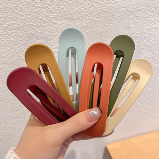 kingshopping HF023(ร้านไทย) กิ๊บติดผมหน้าม้า ขนาดใหญ่ สีแคนดี้ สําหรับผู้หญิง