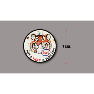 sticker pvc esso put a tiger in your tank สติกเกอร์ เอสโซ่ งานออฟเซ็ทแท้ pvc กันน้ำ กันแดด