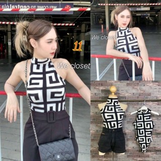 บอดี้สูทคอเต๋า(เสริมฟองน้ำ)