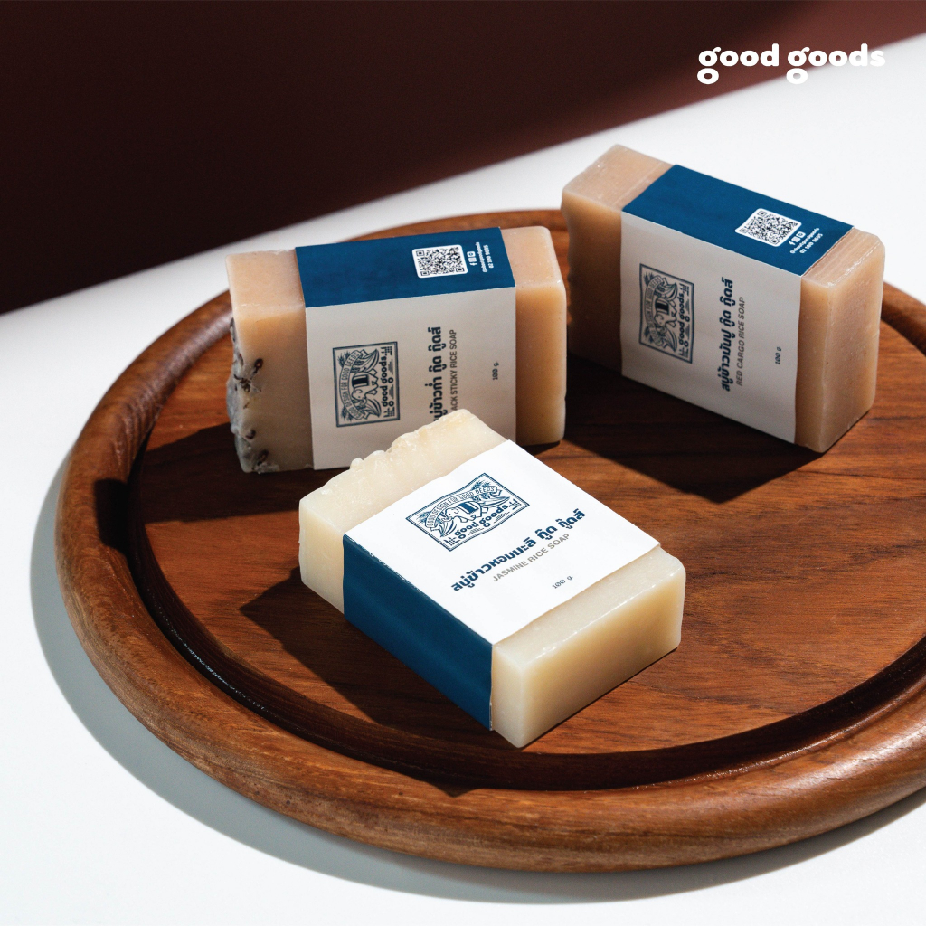 สบู่จากข้าวธรรมชาติ Good Goods