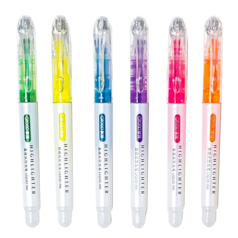 ปากกาไฮไลท์ สีชัด ด้ามจับมินิมอล GHP555