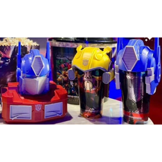 ถังป็อปคอร์น ออพติมัส ไพรม์ Optimus Prime Popcorn Container แก้วน้ำ ทรานส์ฟอร์ดมอร์ส พร้อมส่ง