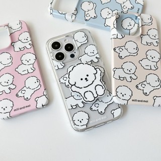 สินค้าใหม่!! พร้อมส่ง!! Pastel Colorful Bichon Hard Case 14 Pro/ 14 Pro Max