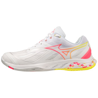 MIZUNO WAVE FANG 2 UNISEX : COLOR: WHITE / HIGH-VIS PINK / BOLT 2 (NEON)