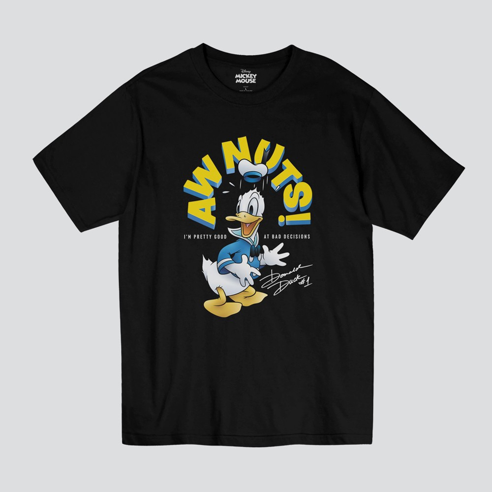 Power 7 Shop เสื้อยืดการ์ตูน Donald Duck  ลิขสิทธ์แท้ DISNEY (MK-095)