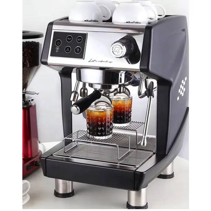 เครื่องชงกาแฟกึ่งอัตโนมัติสำหรับร้านกาแฟ เครื่องเอสเปรสโซเชิงพาณิชย์15บาร์ Espresso machine เครื่องชงกาแฟ ZB-1700H