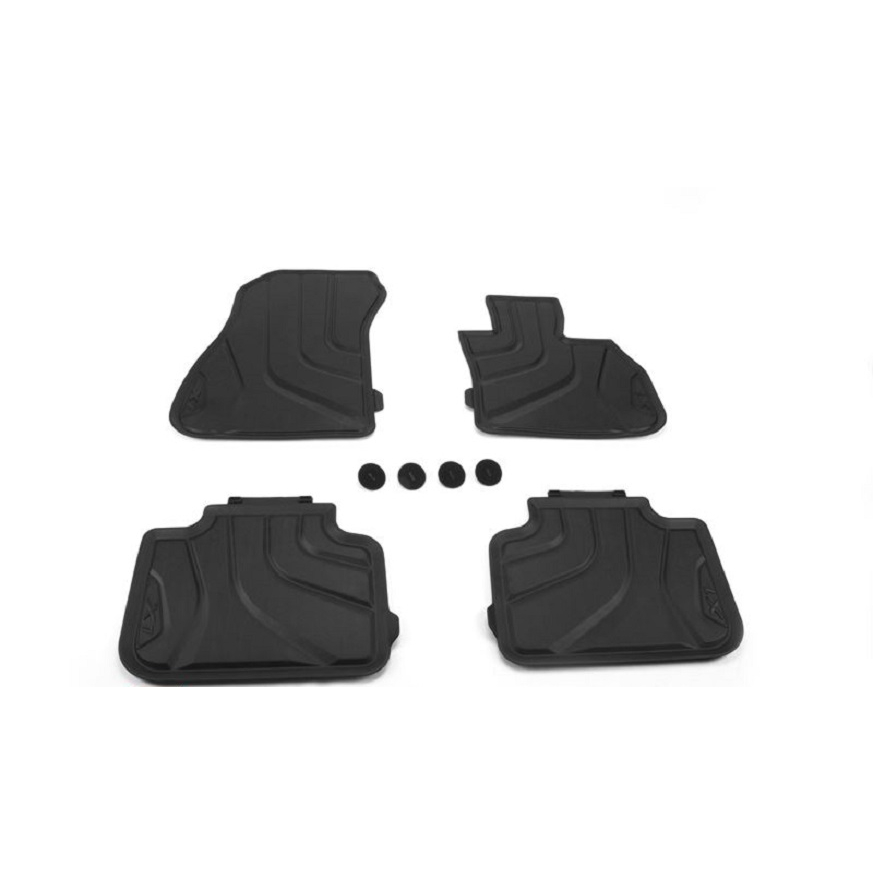 ผ้ายางปูพื้นด้านหน้าและหลัง Floormats -All weather, black -RHD- original BMW51472406753 (X1 (F48), X