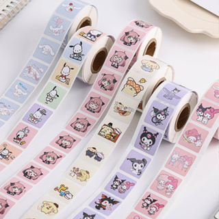 ( LY ) สติกเกอร์อนิเมะ Sanrio Kulomi Pacha Dog Ania 500ชิ้น/ม้วน