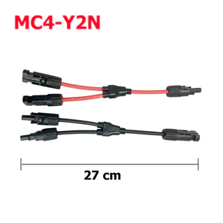 MC4-Y2new สายต่อแผงโซลาร์เซลล์ 1 ออก 2 MC4 Connector Cable 1 to 2