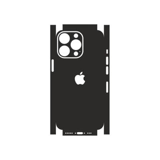 ฟิล์มกันรอยด้านหลัง+ขอบข้าง+บนล่าง กันเคสกัด ลายเคฟล่าดำ สำหรับ APPLE และ รุ่นอื่น