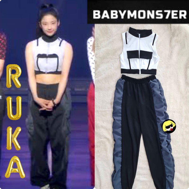 BABYGAGA ✂️🖤🤍 Ruka Babymonster Beamon รูกะ เบบี้มอนสเตอร์ เบม่อน ชุดBabymonster ชุดRuka ✂️ รับตัดชุด