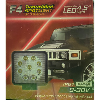 สปอร์ตไลท์,เหลี่ยมLED-F4(12V/24V)