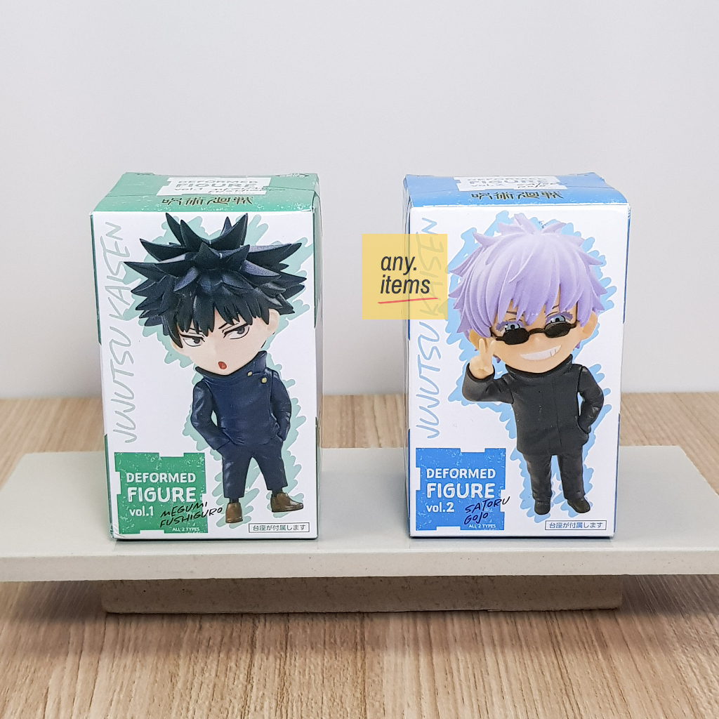 แท้/ Jujutsu Kaisen มหาเวทย์ผนึกมาร - โกโจ Gojo เมงุมิ Megumi Deformed Figure โมเดล Model ฟิกเกอร์ F