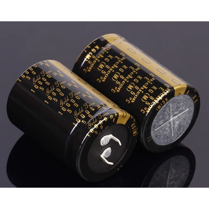Nichicon KG Type II 10000uf 50v Gold Tune Capacitor ตัวเก็บประจุ คาปาซิเตอร์