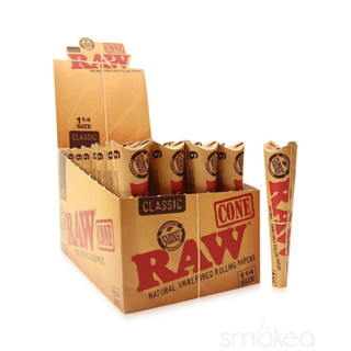 ยกกล่อง ของแท้100% ส่งไว RAW Classic Cones 1¼ 32 ชิ้น/กล่องกระดาษraw ก้นกระดาษ กระดาษโรล