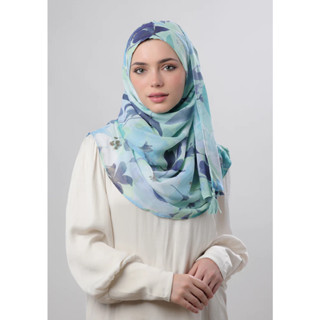 ฮิญาบ BOKITTA รุ่น Chic - MINTY BLOOMS -  Instant hijab