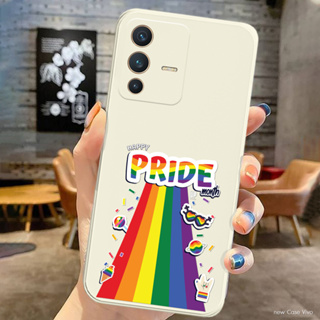 เคสสายรุ้ง LGBTQ+ รุ่น VIVO V/S/Y วีโว้ สมรสเท่าเทียม สีรุ้ง ลายรุ้ง เคสซิลิโคน