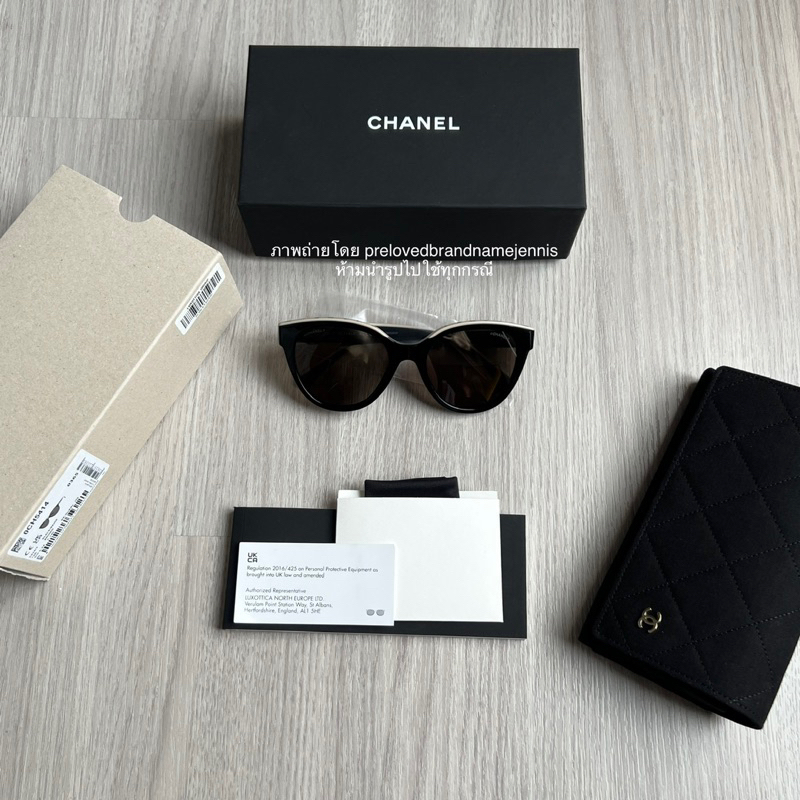 แว่นตากันแดด Chanel sunglasses 5414 ทรง butterfly ของใหม่ แท้ 100%