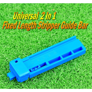 Universal fixed length stripper guide bar one indoor cable fiber coating stripper push-pull rail wire stripping plier