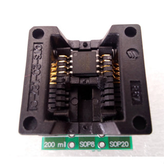 SOIC 8 ( with socket 200mil -- 209 mil ) to DIP 8 Adapter ** China **