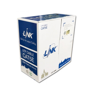 LINK (สายแลนนในอาคาร) รุ่น US-9116LSZH CAT6 UTP (305m/Box หรือ 1000ฟุต) INDOOR 23 AWG (600MHZ) (สีขาว) - ประกัน 30 ปี