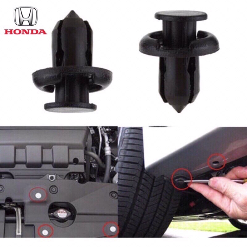 หมุดยึดกันชนรถยนต์ ชิ้นสําหรับ HONDA ทุกรุ่น