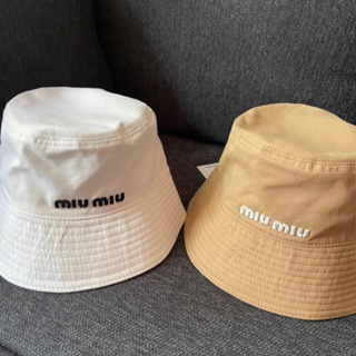 หมวกมิวมิวMI UMIU BUCKET HAT รุ่นคอลใหม่สวยมากกกเทียบแท้👒