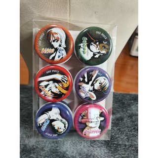 one piece กระปุกเหล็กงานสะสมแพ็ค 6 ชิ้นของใหม่ Japan Only