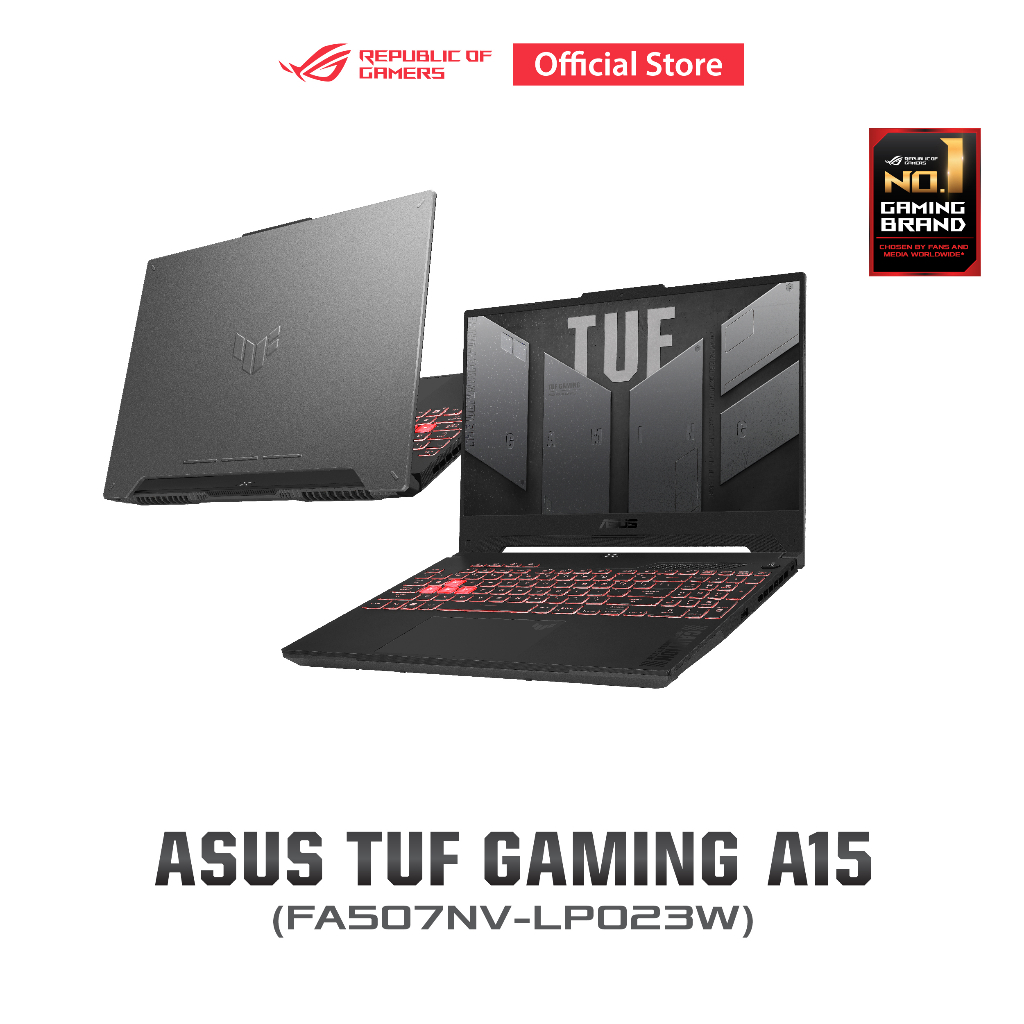 ASUS TUF Gaming A15 (FA507NV-LP023W), Gaming Laptop, 15.6” 144Hz FHD, AMD Ryzen™ 7 7735HS, GeForce R
