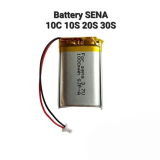 Sena Battery Sena Suitable for 10c 10S 20s 30S Bluetooth headset lithium battery 3.7V with plug แบตเตอรี่ Batteyแบตหูฟัง