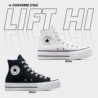 Converse Collection รองเท้าผ้าใบ CV W Chuck Taylor All Star Lift Platform Canvas Hi 560845CU3BKXX / 560846CU3WTXX (3000)