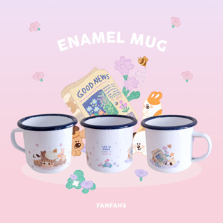 FAHFAHS | ENAMEL MUG แก้วน้ำเหล็ก