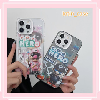 🎁ส่งของขวัญ🎁เคสไอโฟน สำหรับ 11 13 for iPhone Case 14 12 Pro Max แปลกๆ  น่ารัก ตลก การ์ตูน กันกระแทก ปกป้อง เคสโทรศัพท์