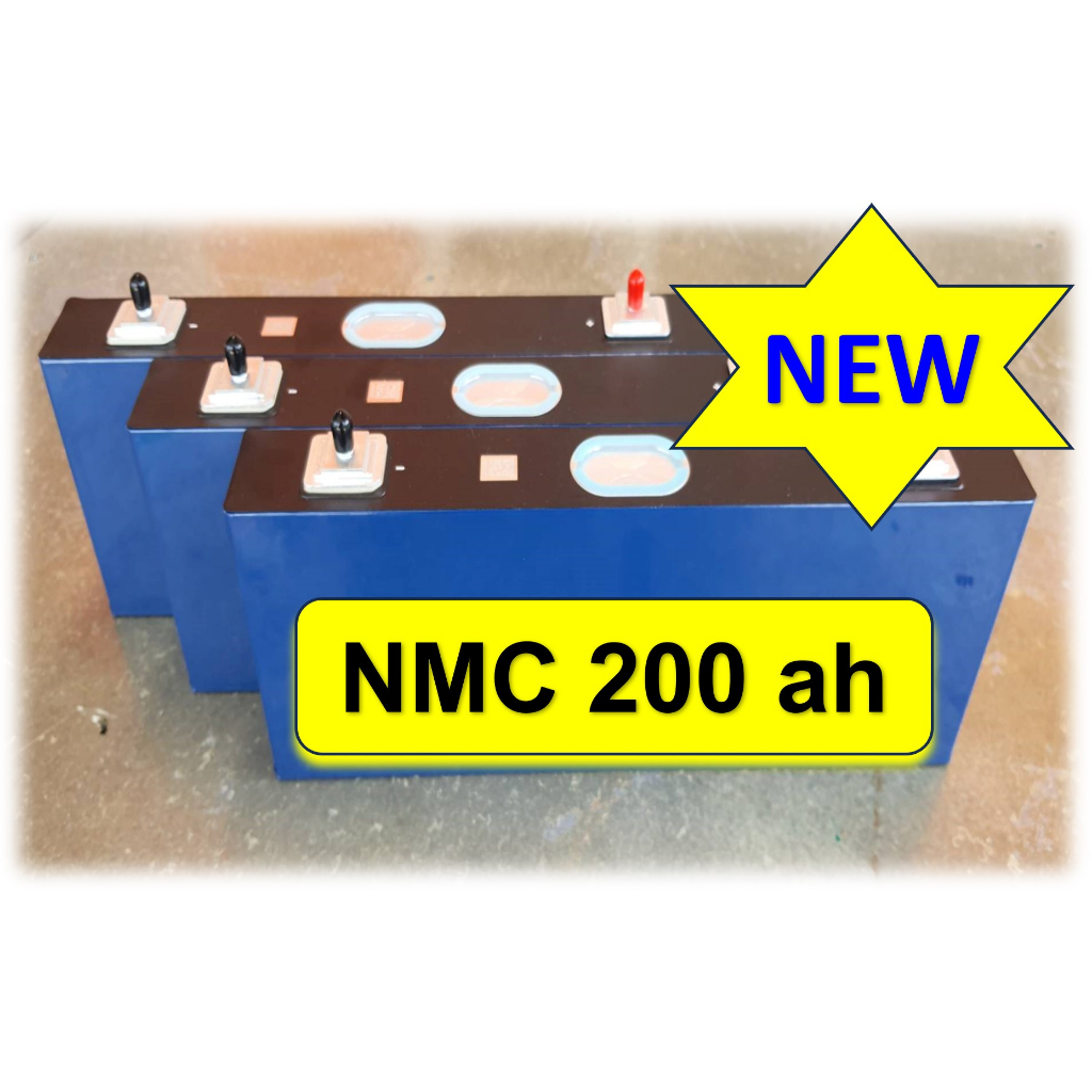 NMC 200ah CALB (Li-ion)  3.7V New,   NMC storage battery for solar EV RV Forklift สินค้าใหม่  ทุกก้อนแถม บัสบาและน๊อต