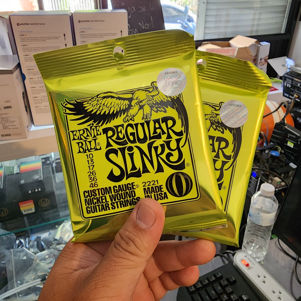 สายกีต้าร์ไฟฟ้า Ernie Ball เบอร์ 10-46 ของแท้ 100%